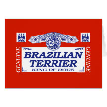 Brazilian Terrier Greeting Card