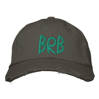 BRB Distressed Basebal Cap - Customised by audrart