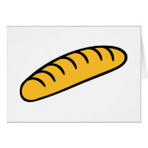 Bread baguette cards