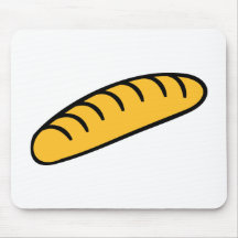 Bread baguette mousepads