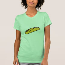 Bread baguette tee shirt