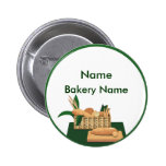 Bread Basket Bakery Name Tag Button