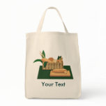 Bread Basket Grocery Tote bags