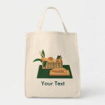 Bread Basket Grocery Tote Canvas Bags