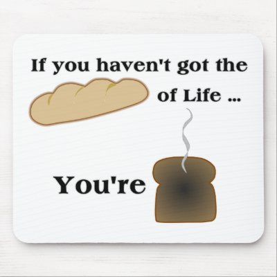 Bread of Life Mousepad by RealPotential