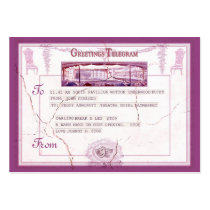 Break a Leg Gift Tag Business Card Template