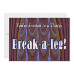 Break-a-leg!