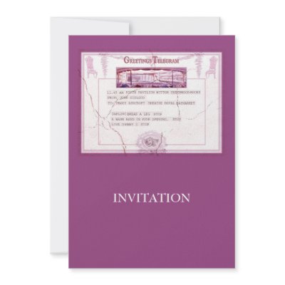 Break a Leg Invitation by FirstNightDesign