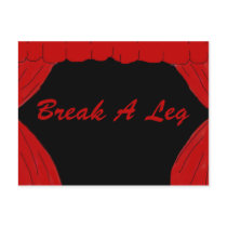 Break A Leg Postcard