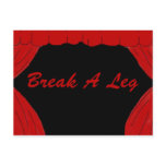 Break A Leg postcards