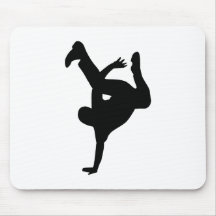 Break dance mouse pad