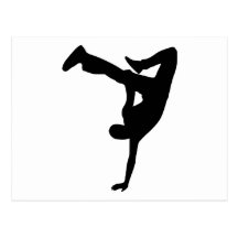 Break dance post cards