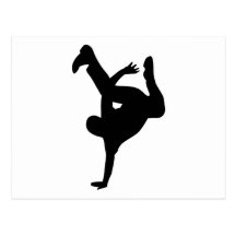 Break dance post cards