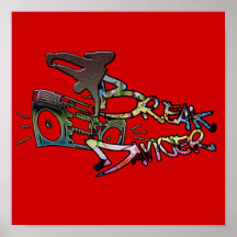 Break Dancer Poster