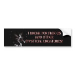 Break for Fairies bumper stickers