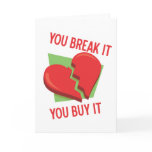 Break My Heart cards