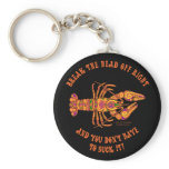 Break the Head Crawfish Keychain