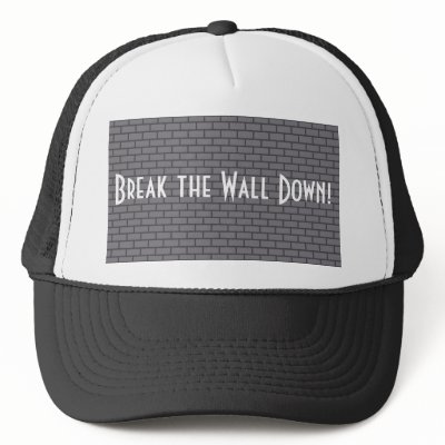 Break the Wall Down, Grey Brick by HaynzDesigns
