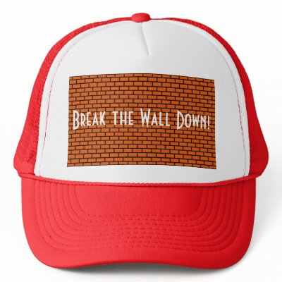 Break the Wall Down, Orange Brick by HaynzDesigns