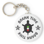 Break Time Turtle Keychain