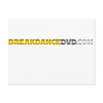Breakdance DVD Standard Logo Postcard