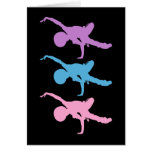 Breakdancer Silhouette Card