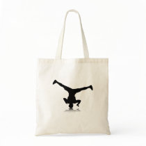 Breakdancer (spin) tote bag