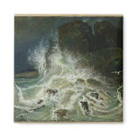 Breakers off Granville Point in the Channel Fridge Magnets