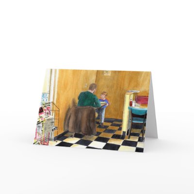 Breakfast at Duffy's Greeting Card by mozache