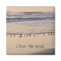 Breakfast at the Shore Refrigerator Magnets