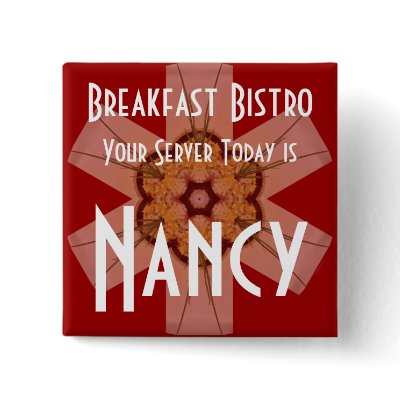 Breakfast Bistro Employee Badge by SeeFoodPhotos