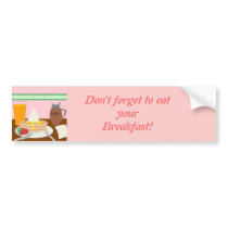 Breakfast Bumper Stickers