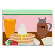 Breakfast Greeting Card
