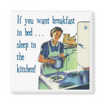 Breakfast in Bed Magnet