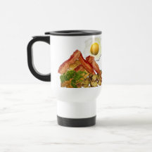 Breakfast Landscape Bacon Eggs Coffee Mugs