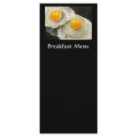 BREAKFAST MENU RACK CARD: EGGS: ARTWORK rack cards