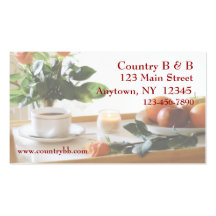 Breakfast Tray Business Card