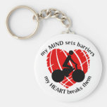 Breaking Barriers Cycling Keychain