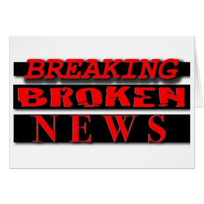 Breaking Broken News Logo Wear by breakingbrokennews