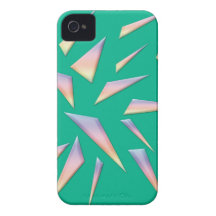 Breaking Glass on Green iPhone 4 Cover
