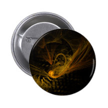 Breaking Point Abstract Art Button (round)