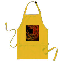 Breaking the Circle Abstract Art Apron