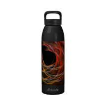 Breaking the Circle Abstract Art Bottle Drinking Bottle