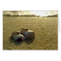 Breaktime - Doll shoes at the beach Close up cards