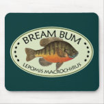 Bream Bum Fishing mousepads