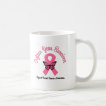 Breast Cancer 15 Year Survivor Coffee Mug