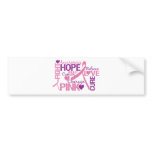Breast Cancer Awareness bumper stickers