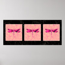 Breast Cancer Awareness Dragonfly Print