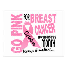 Breast Cancer Awareness Month Post Card
