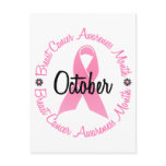 Breast Cancer Awareness Month postcards
